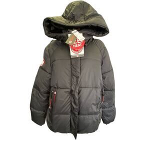 NWT Canada Weathergear Black Puffer Jacket Womens Size Large